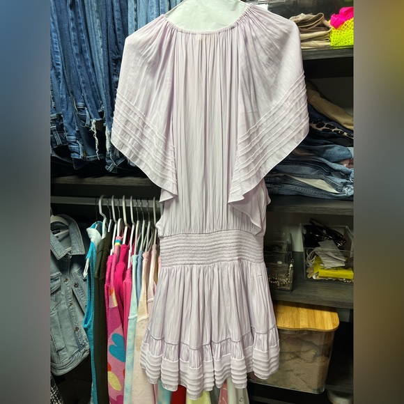 RAMY BROOK
Jane Short-Sleeve Smocked
Minidress  Lavender Size S Gorgeous on!! - Picture 14 of 15